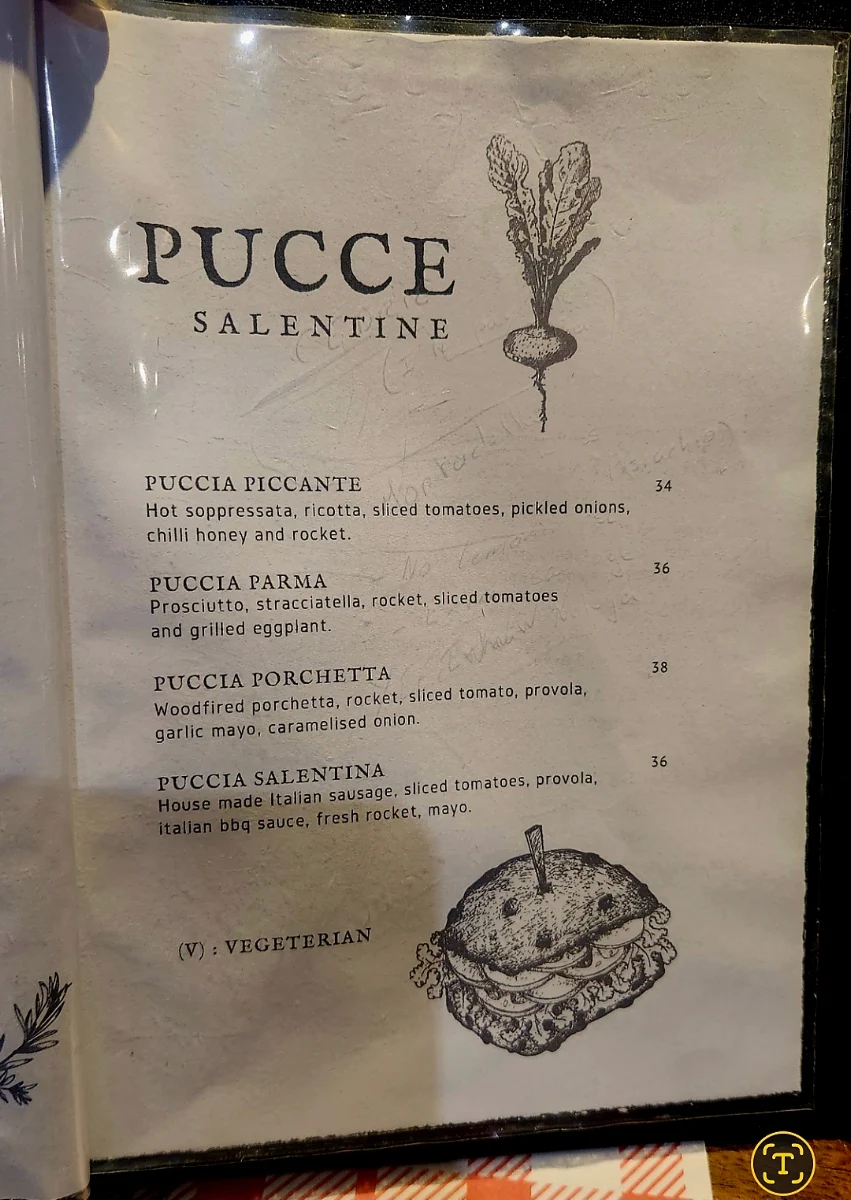 Menu, PIZZICA ITALIAN RESTAURANT, Pizzeria & Charcoal Grill Cuisine