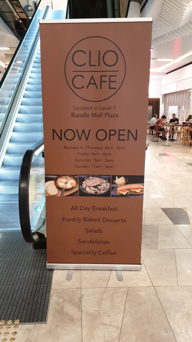 Menu, Clio Café