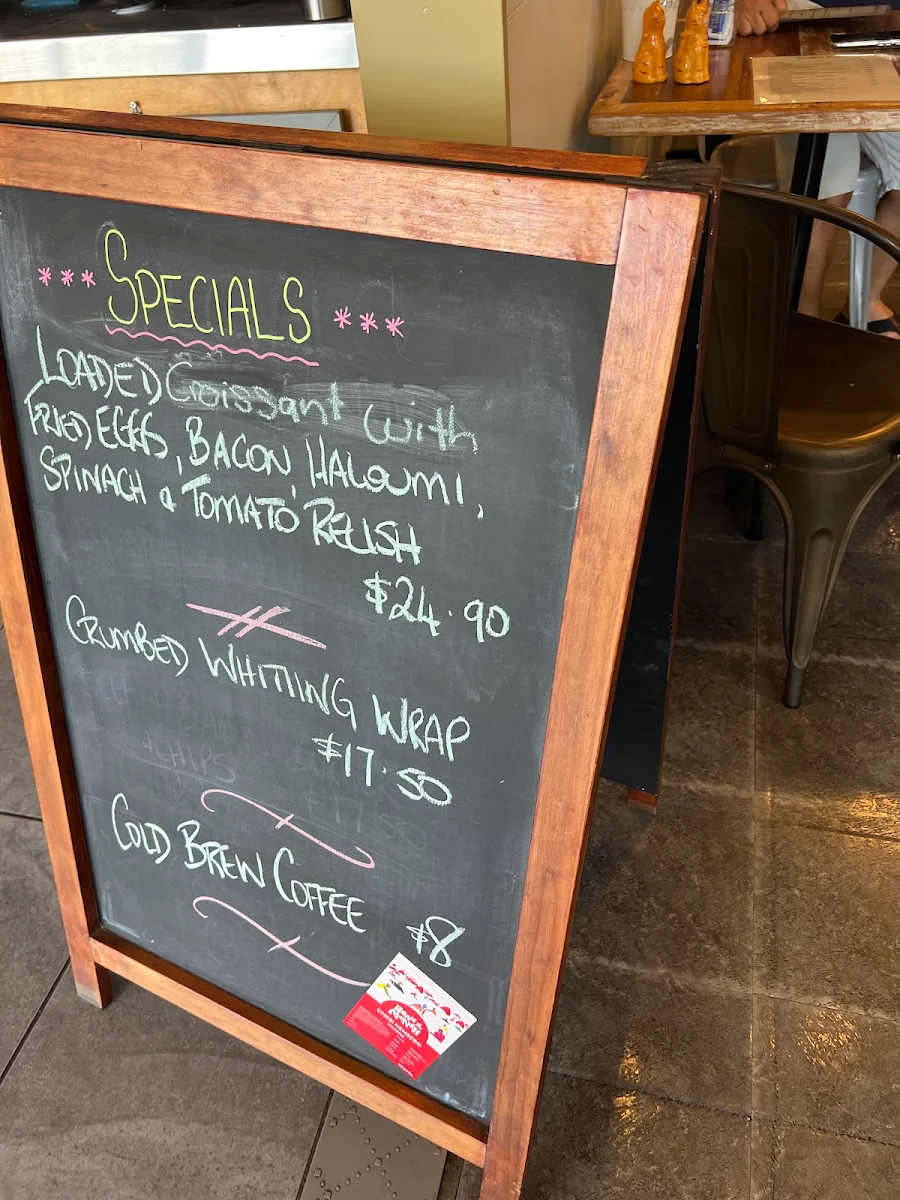 Menu, Brew'd Awakening Cafe