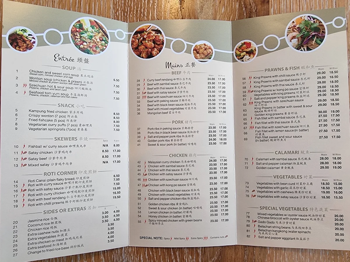 Menu, Kampung Story