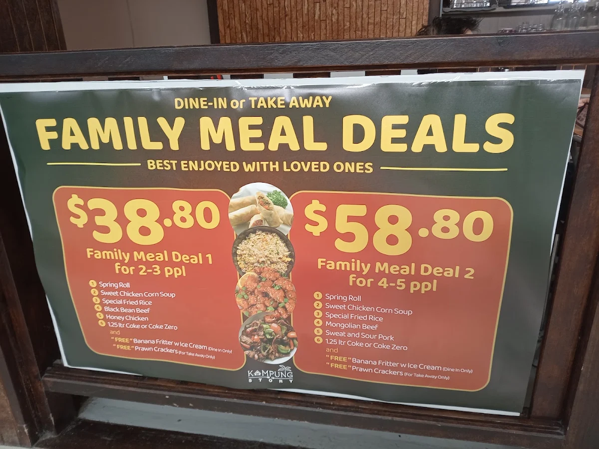 Menu, Kampung Story