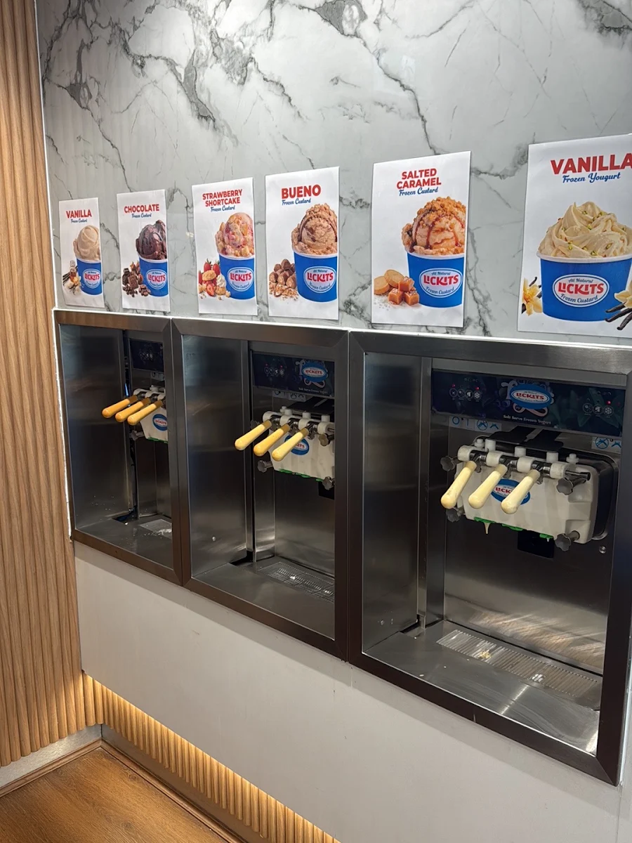 Vibe, Lickits Frozen Custard, Dessert & Gelato Bar