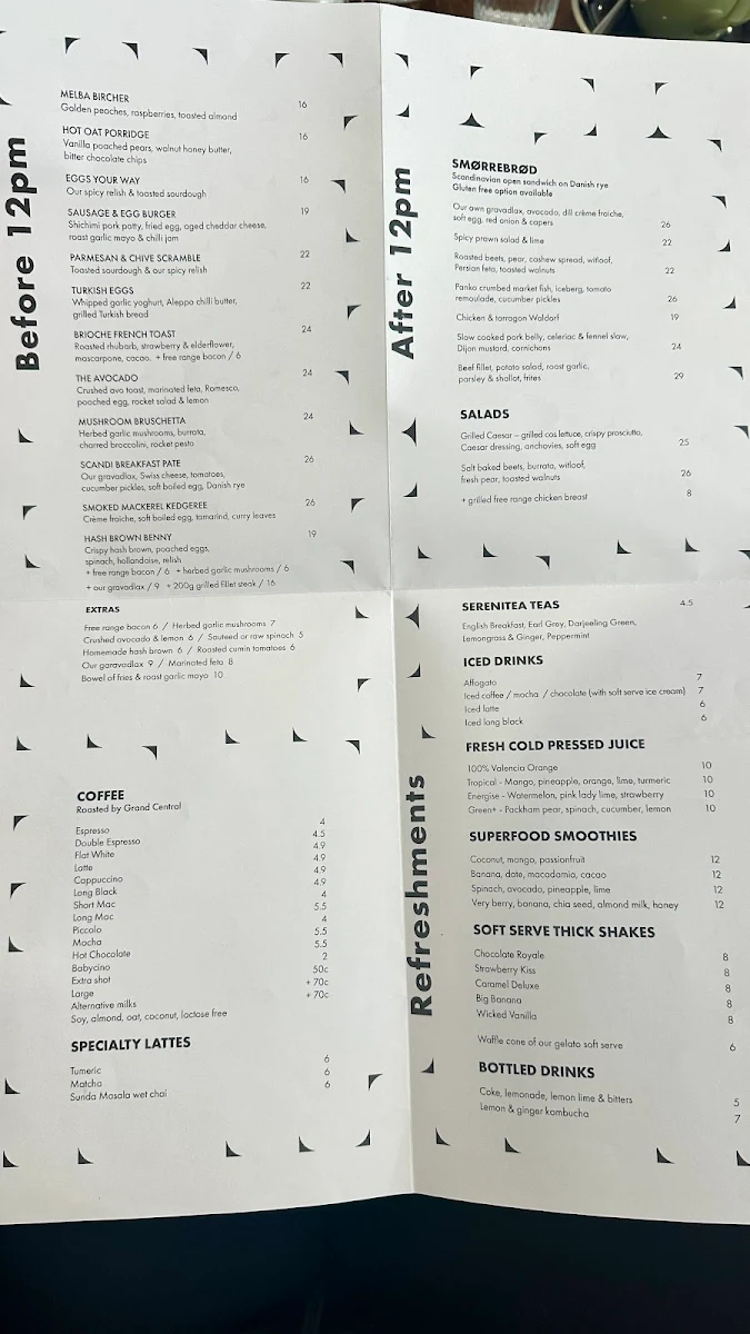 Menu, Elsa