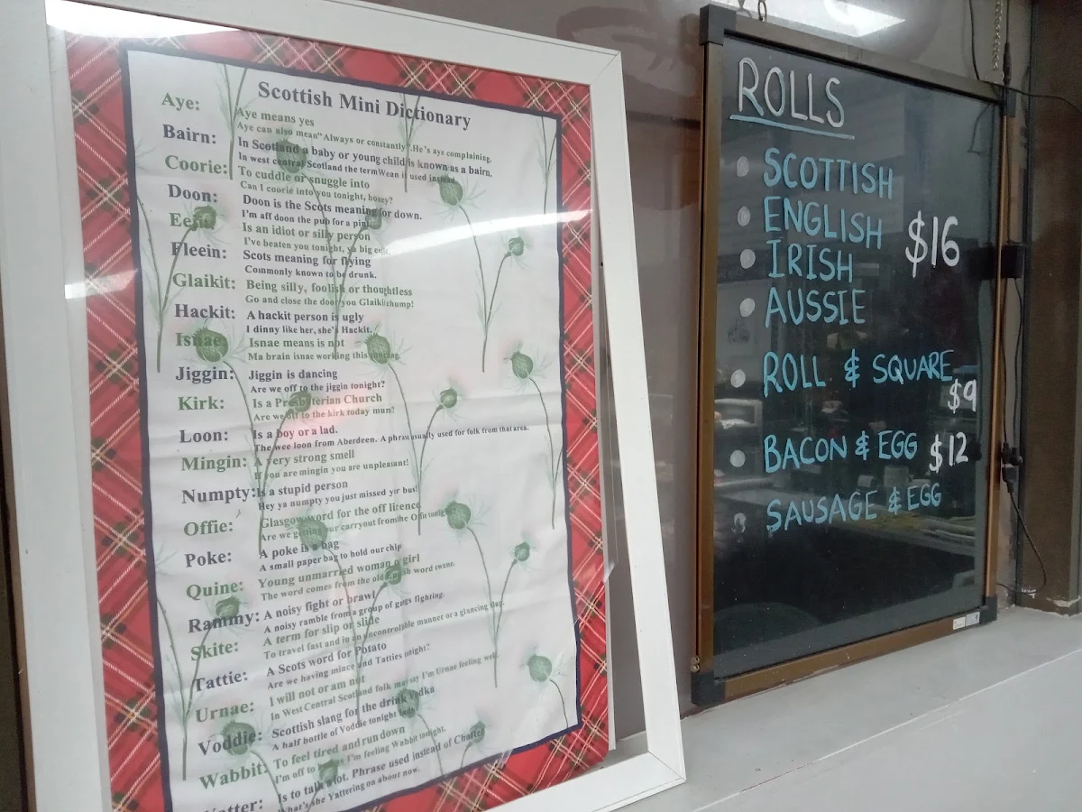 Menu, Grand Boulevard Cafe