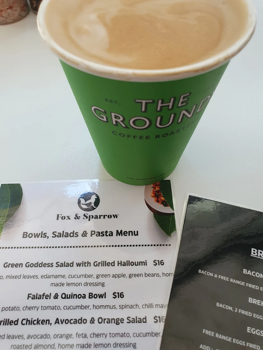 Menu, Fox & Sparrow Cafe North Sydney
