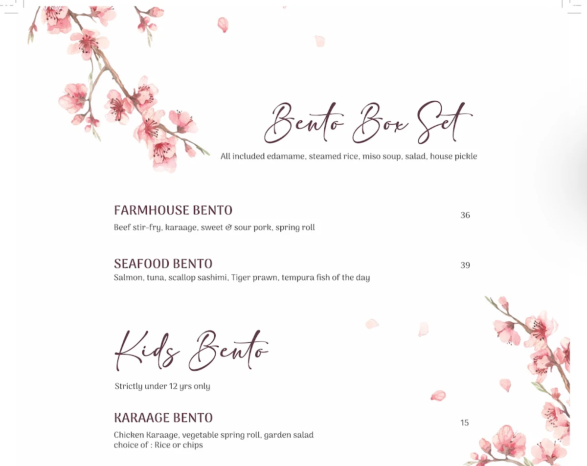 Menu, Mad Asian Kitchen And Bar