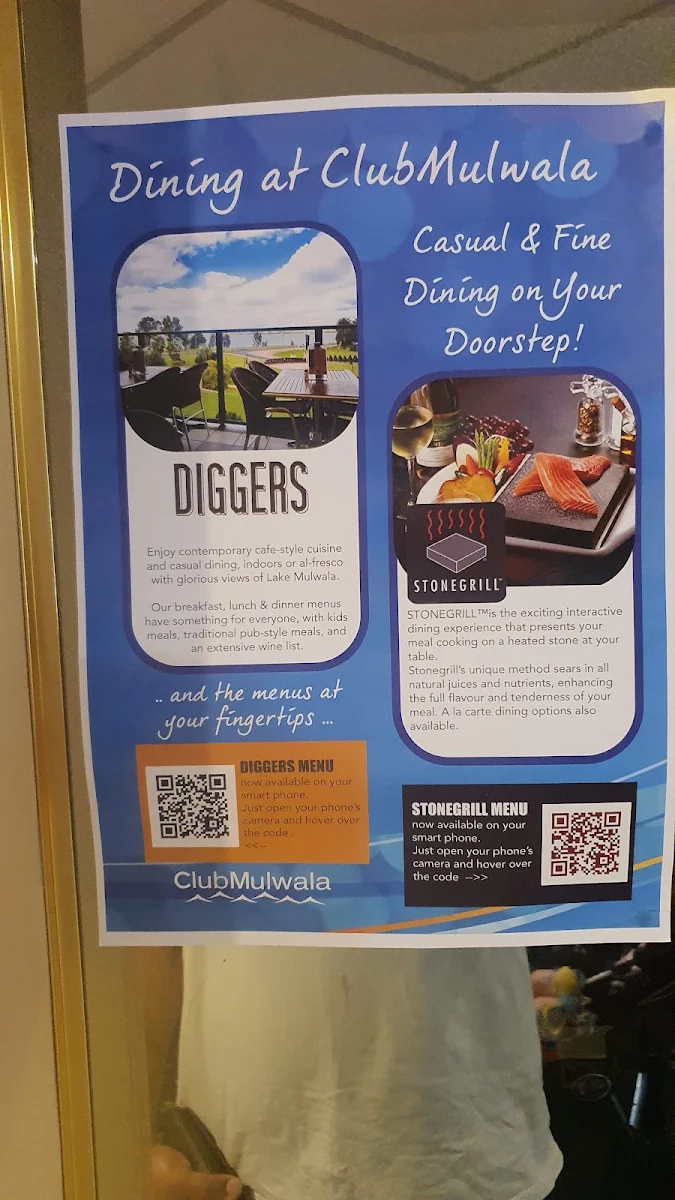 Menu, Diggers