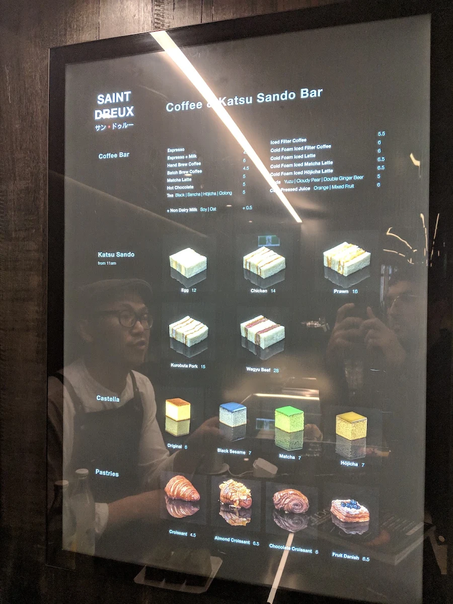 Menu, SAINT DREUX