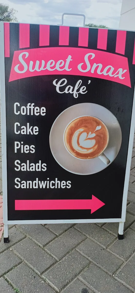 Menu, Sweet snax cafe