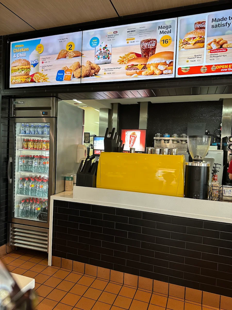 Menu, McDonald's Taren Point