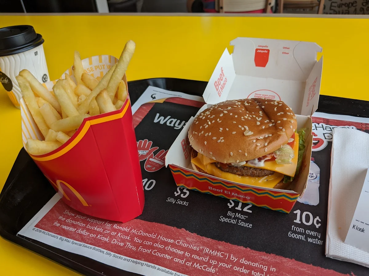Menu, McDonald's Taren Point