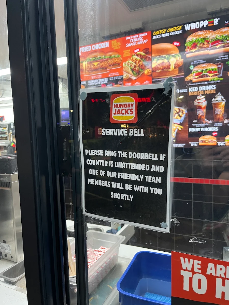 Menu, Hungry Jack's Burgers Mount Lawley
