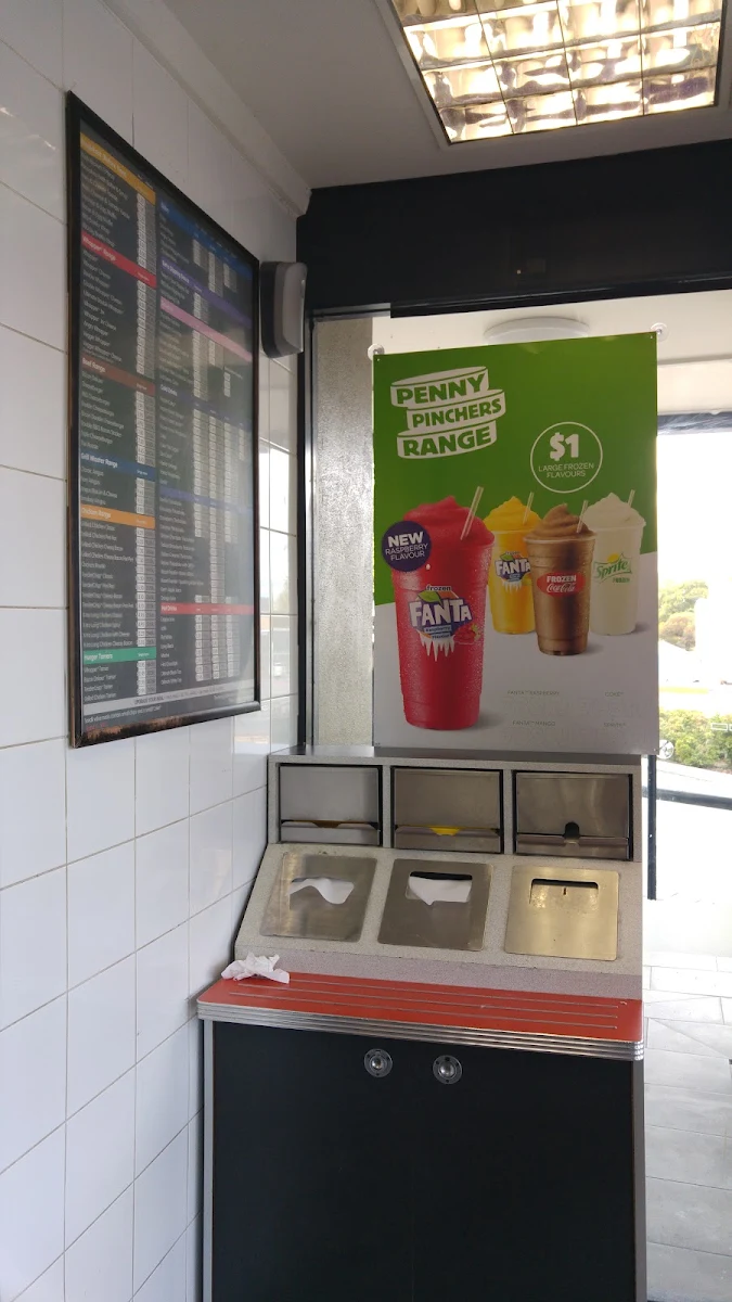 Menu, Hungry Jack's Burgers Mount Lawley