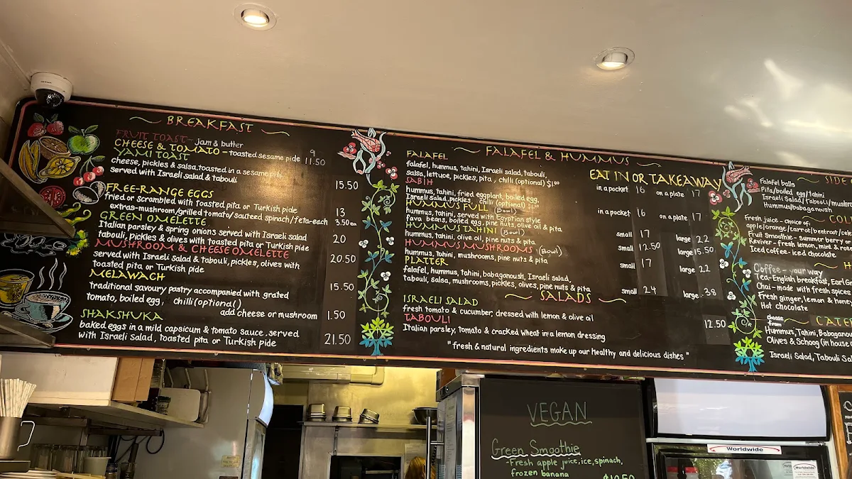 Menu, Yami