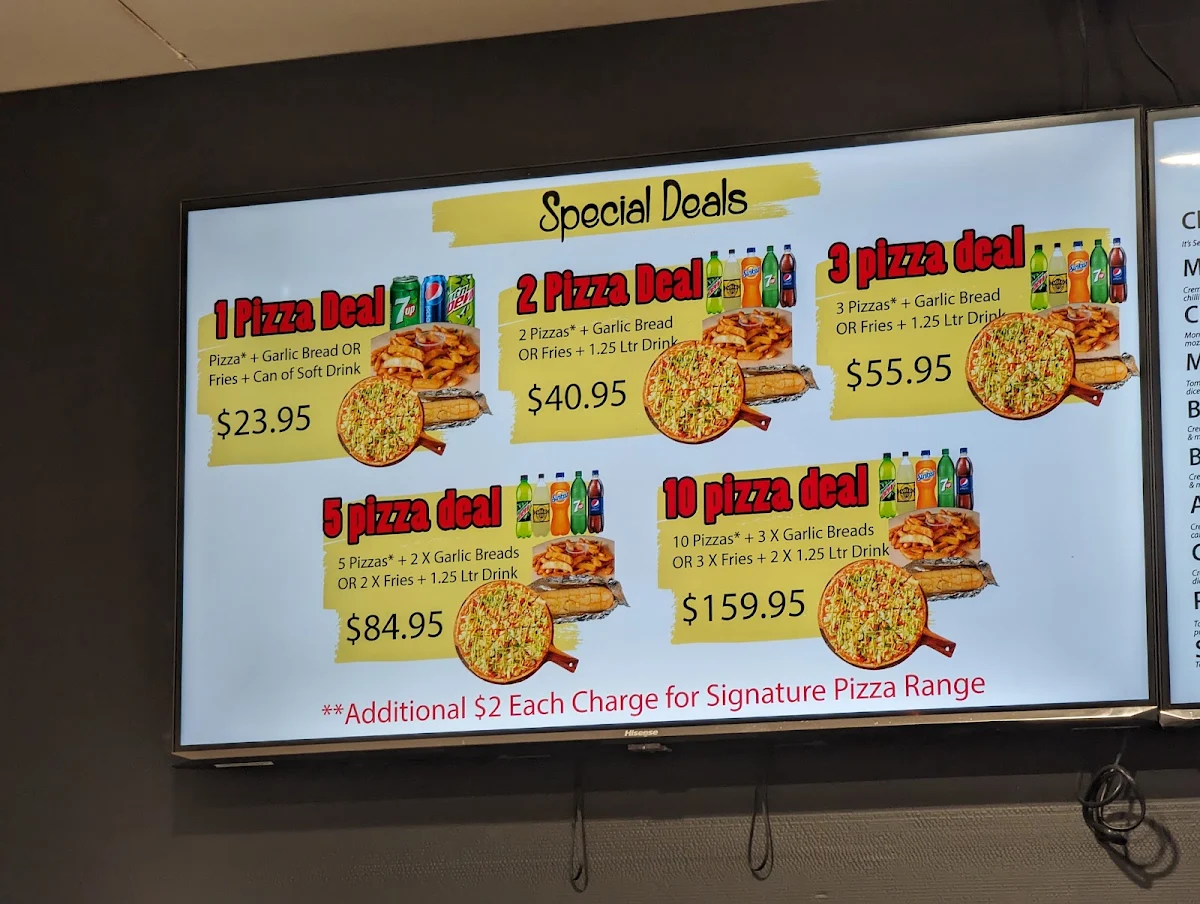 Menu, Fat Monks Wentworthville