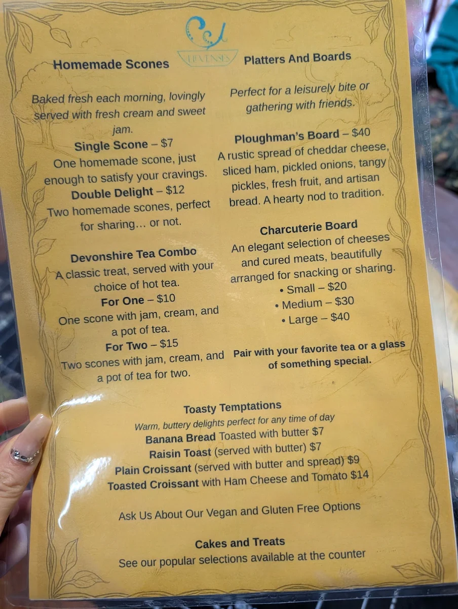 Menu, Elevenses