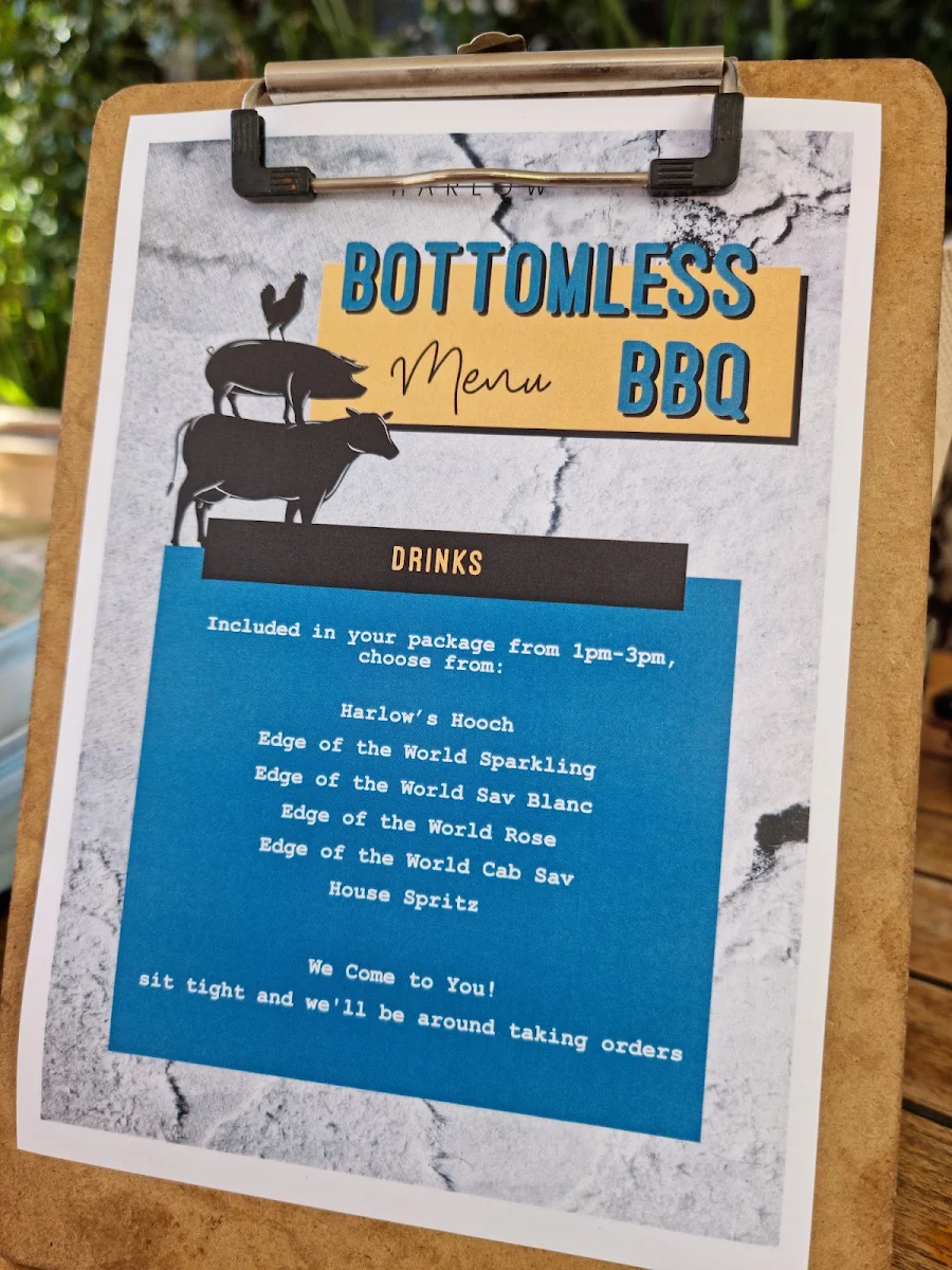 Menu, Harlow