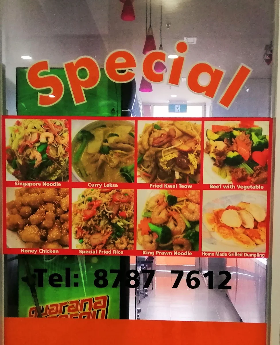 Menu, Noodle Johnny