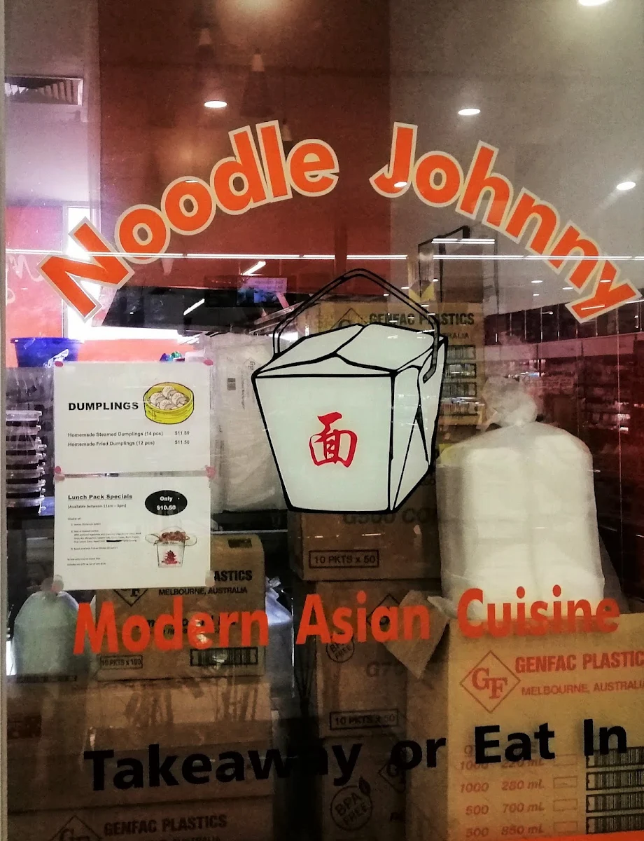 Menu, Noodle Johnny