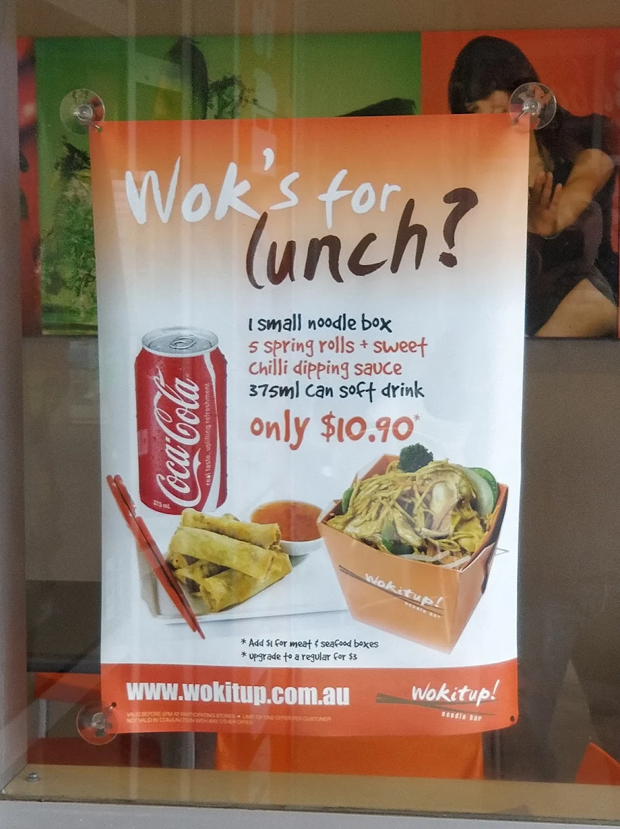 Menu, Wokitup! Phillip