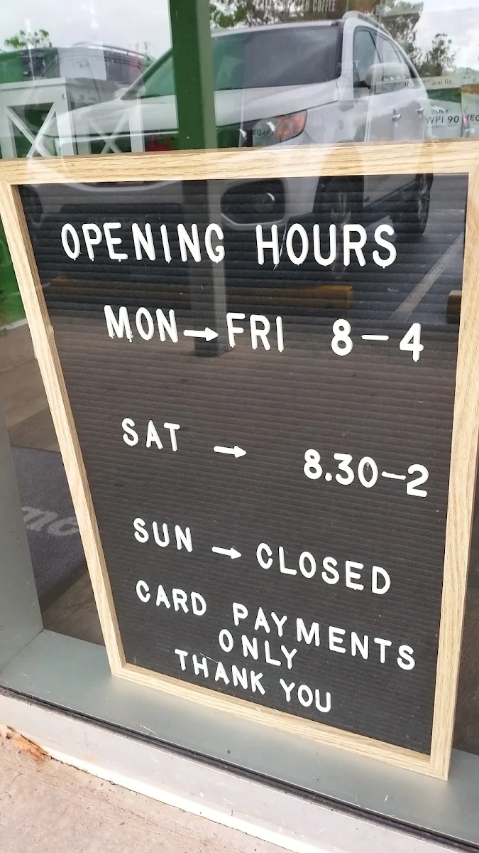 Menu, Peakface Colab Cafe