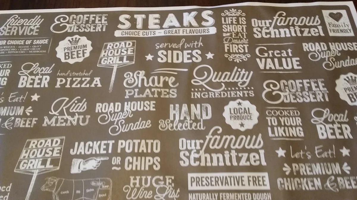 Menu, Fitzys Loganholme