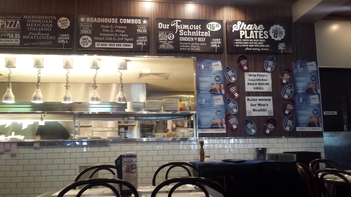 Menu, Fitzys Loganholme
