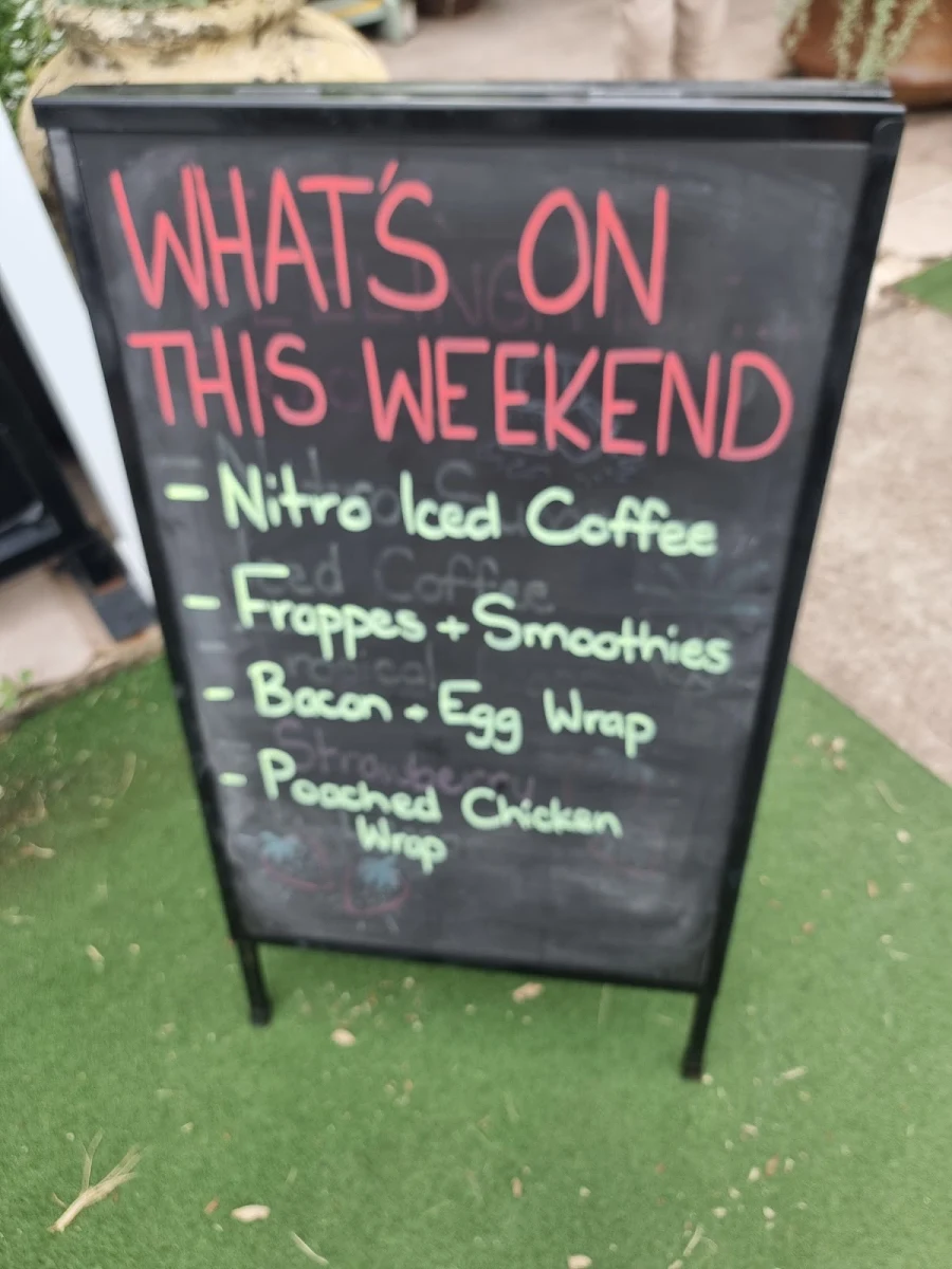 Menu, Glenbrook Underground