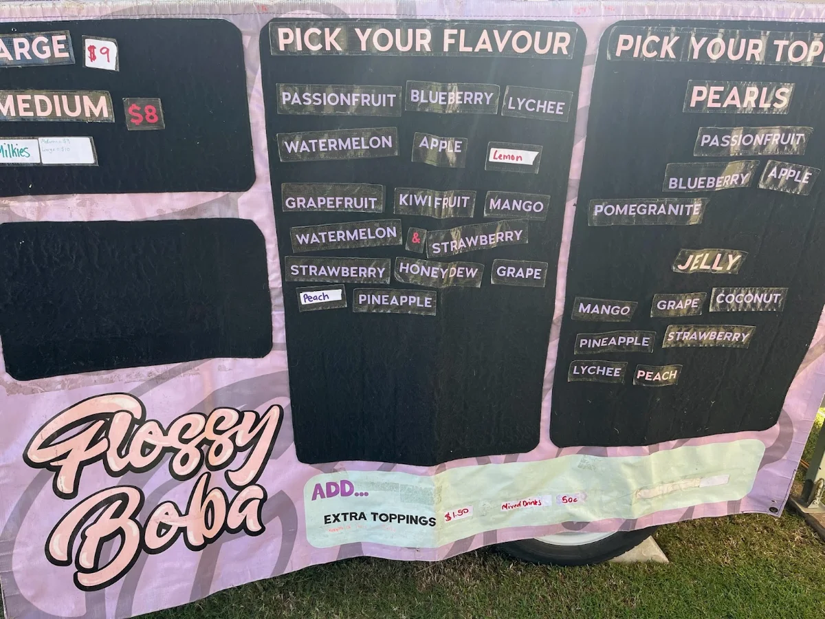 Menu, Flossy Boba