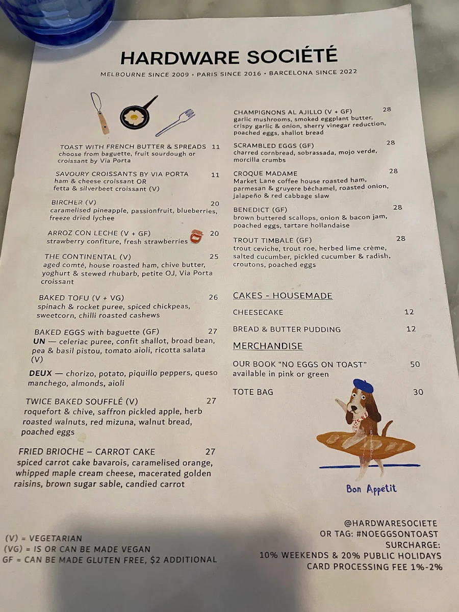 Menu, Hardware Société