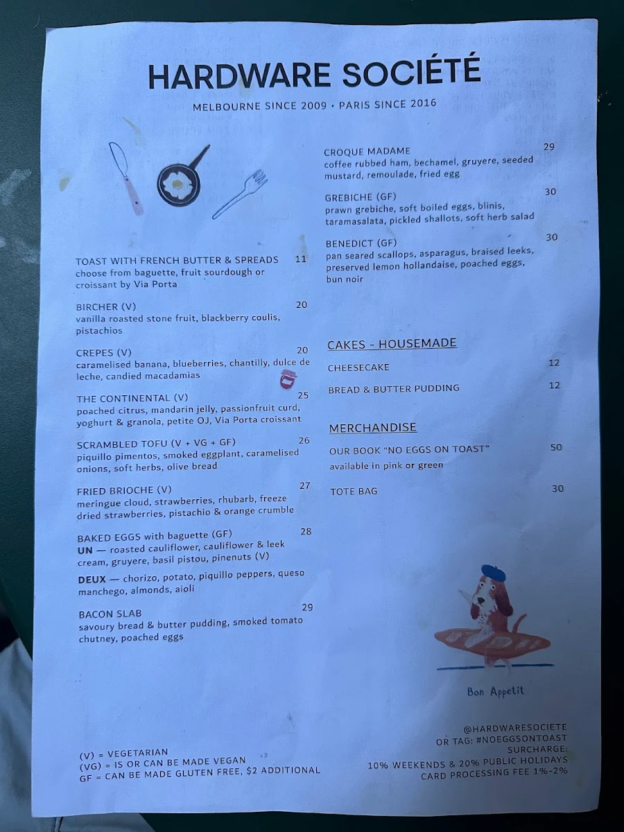 Menu, Hardware Société