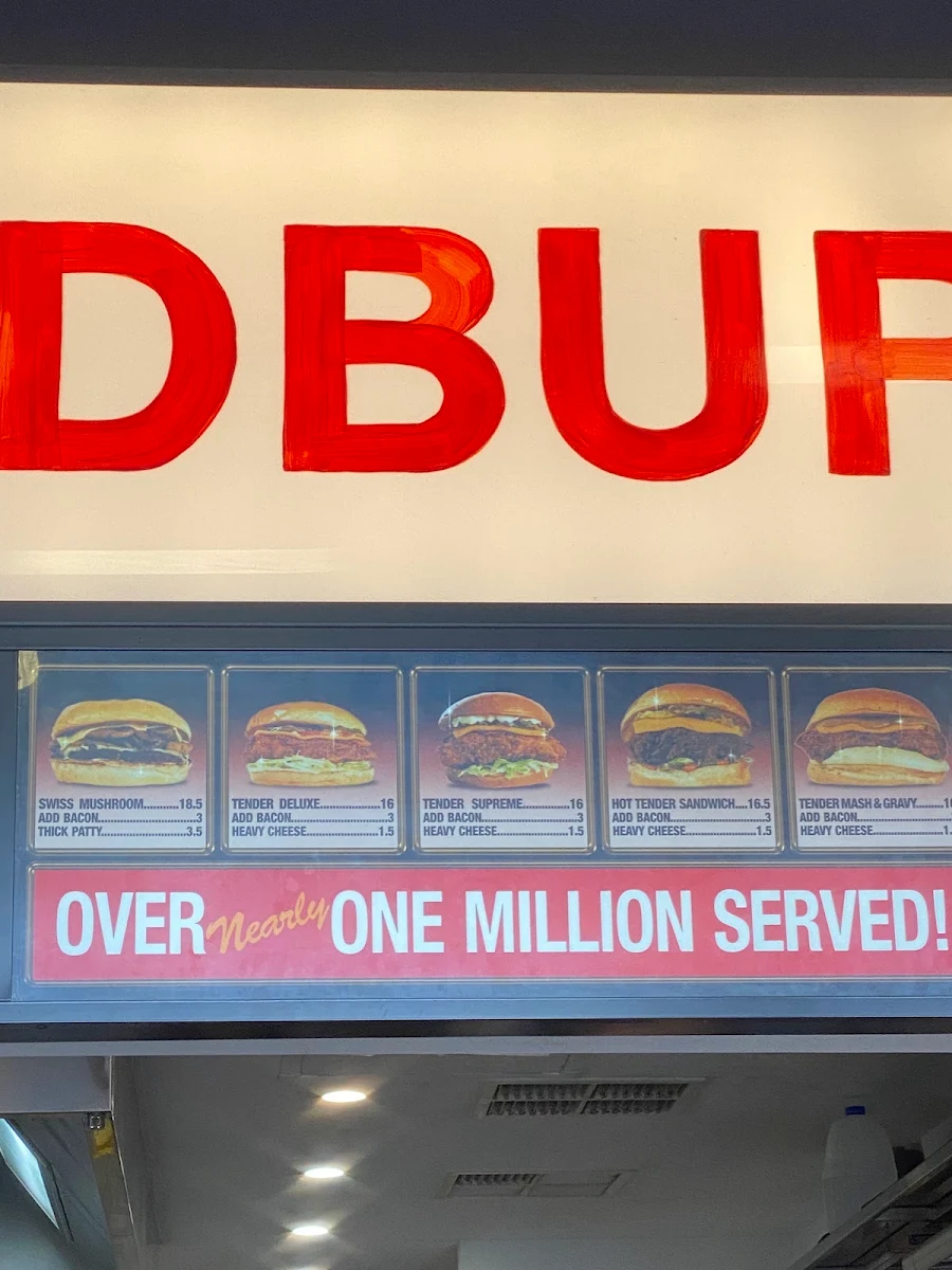Menu, Hoodburger Inglewood