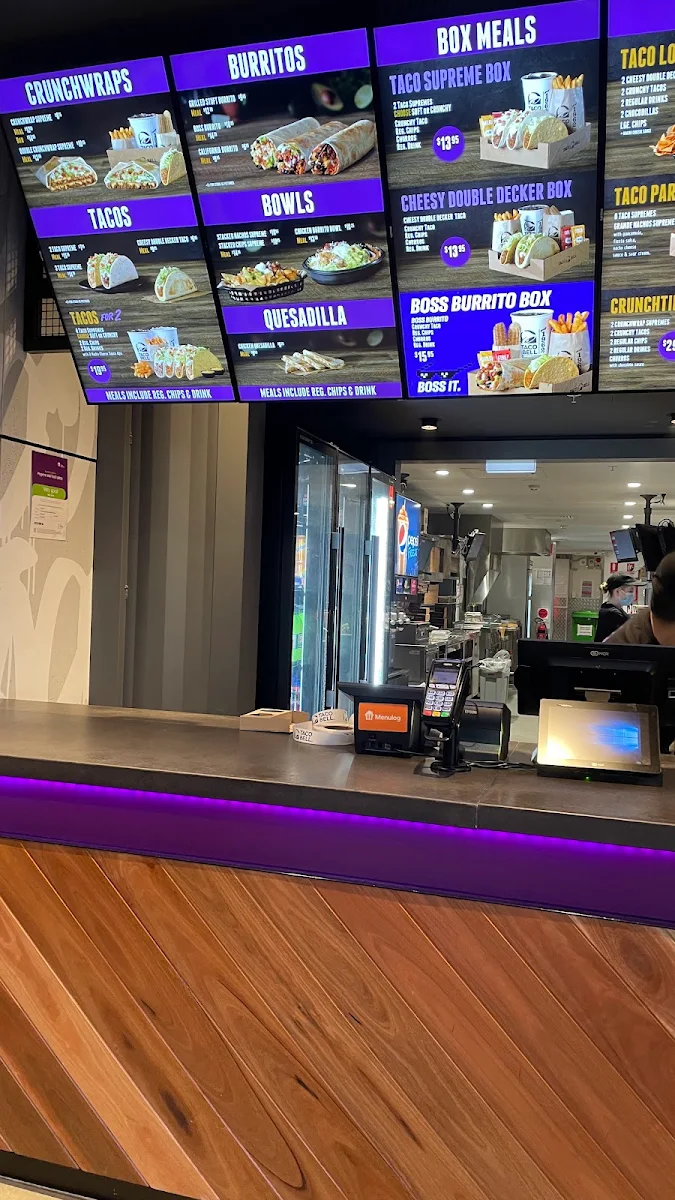 Menu, Taco Bell Haymarket