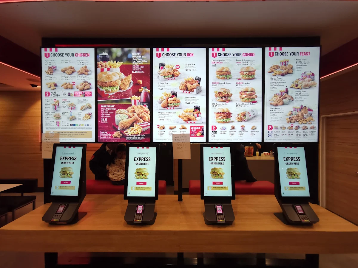 Menu, KFC Marden