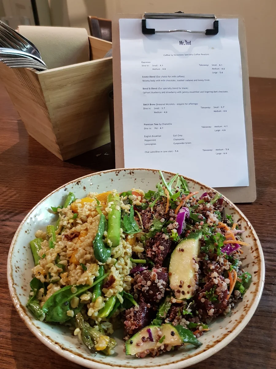Menu, Mr. Tod Cafe
