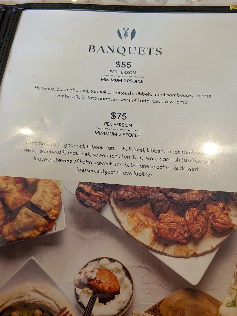 Menu, Soul Beirut