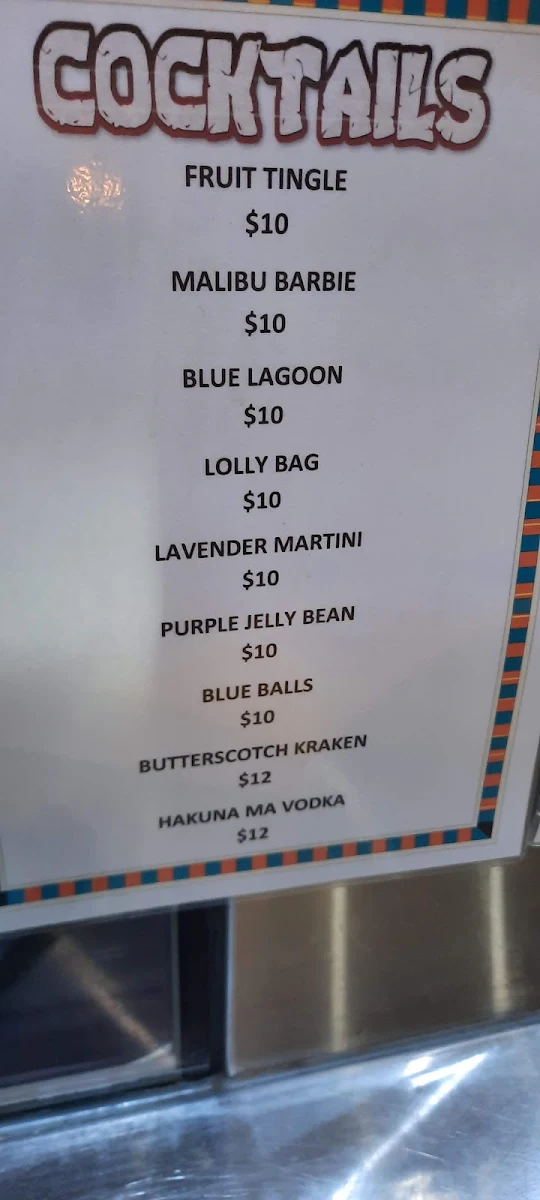 Menu, Kenilworth Hotel & Brewery