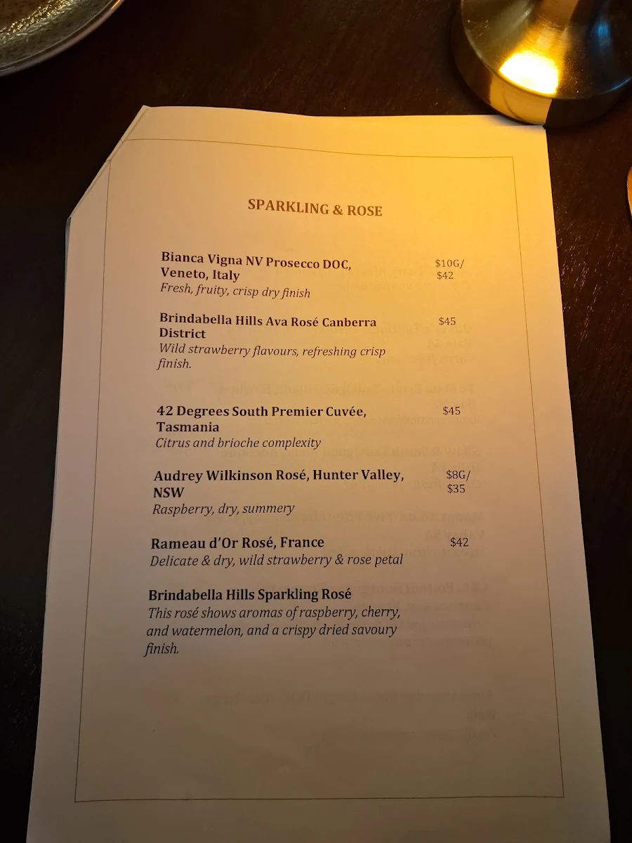 Menu, Loha