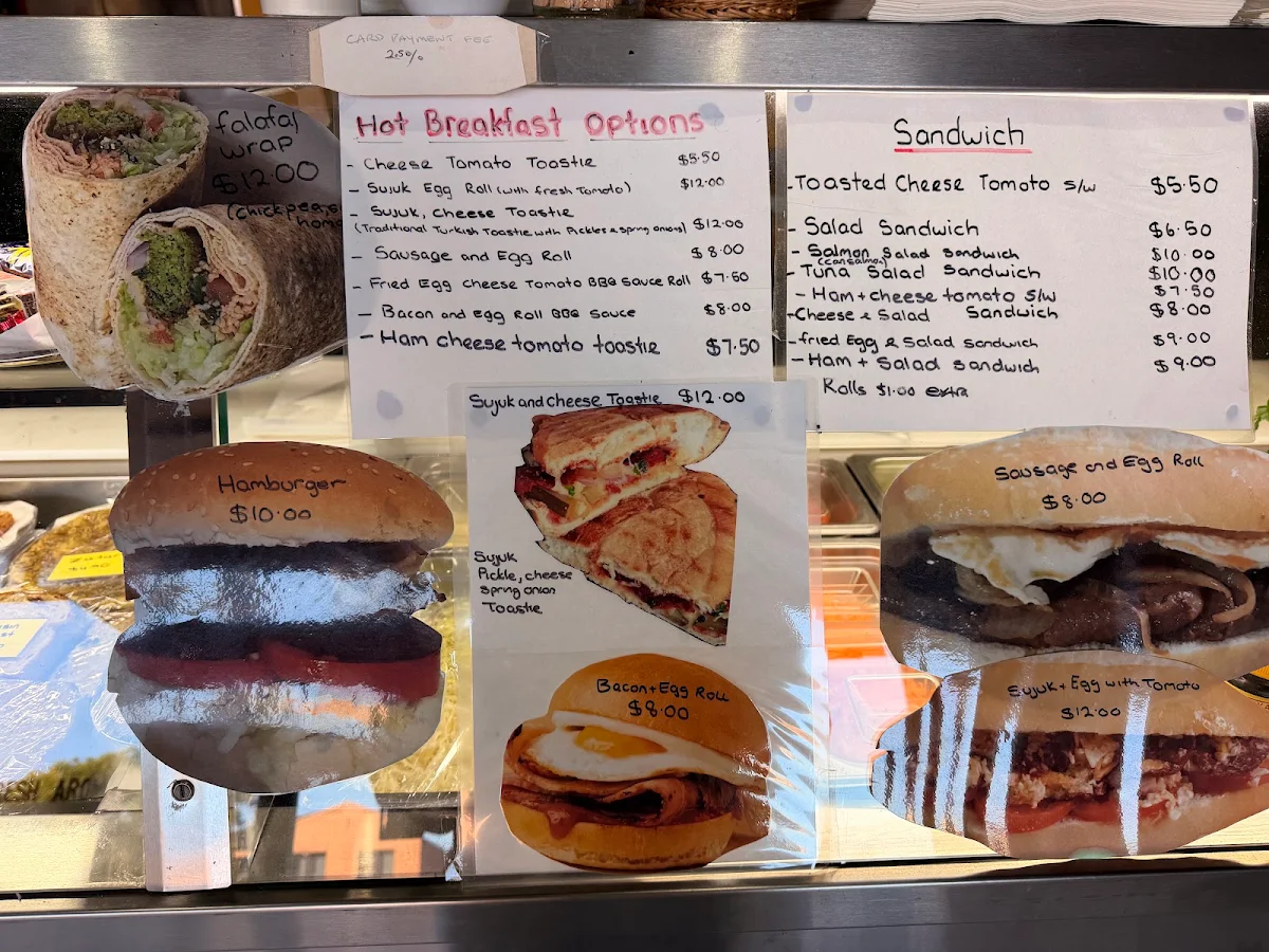 Menu, Fresh Aroma Cafe
