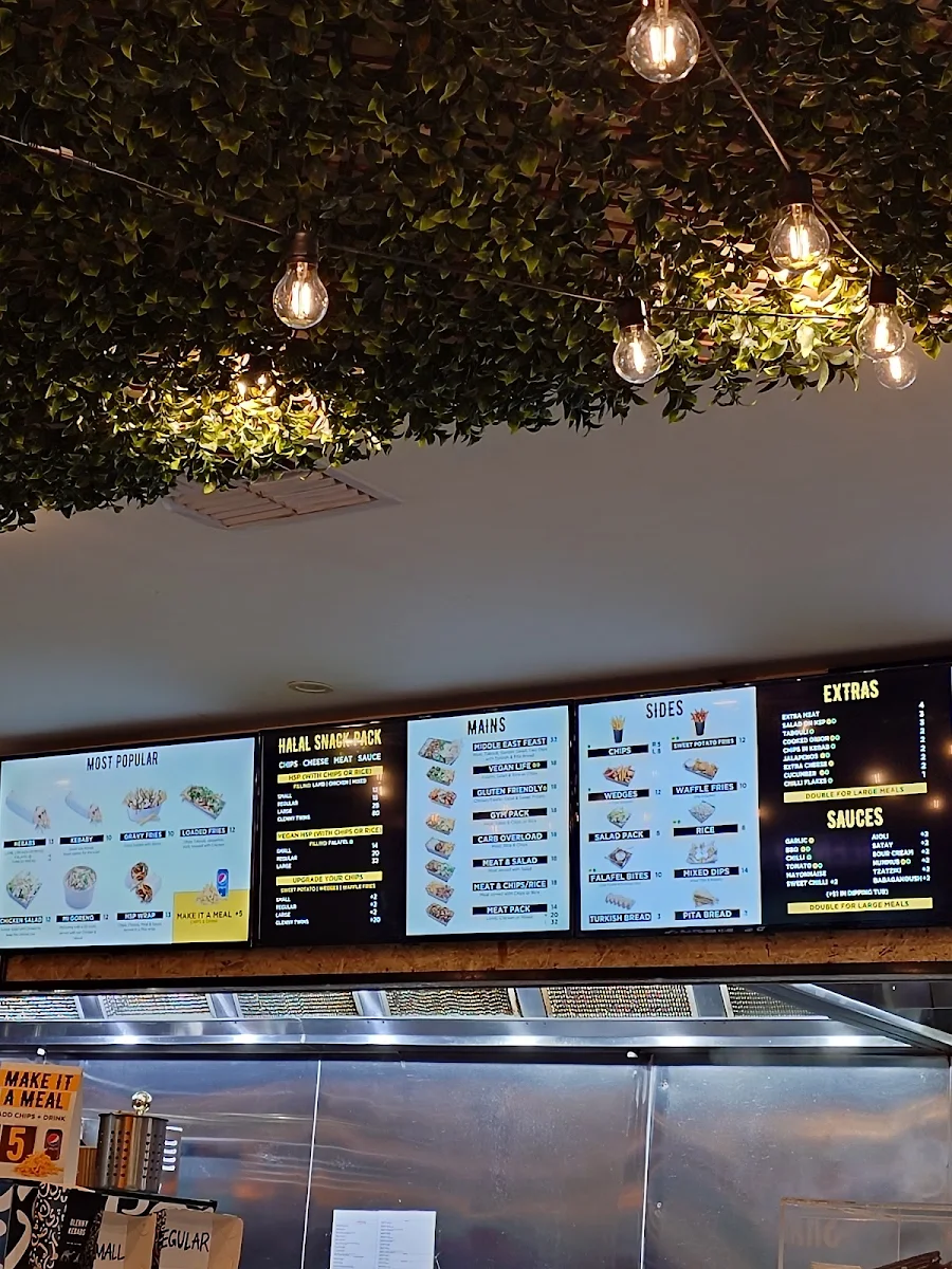 Menu, Glenny Kebabs - Mt Waverley