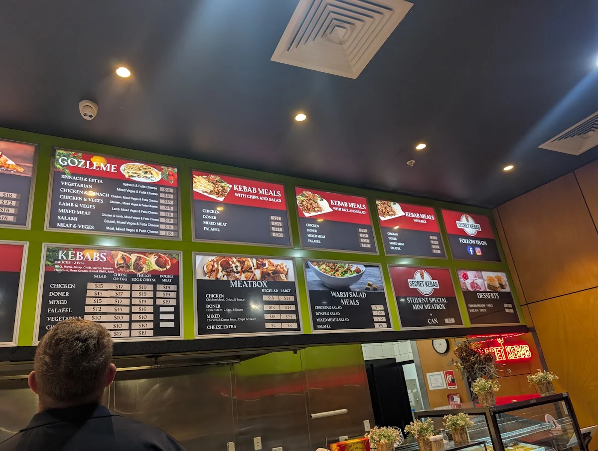 Menu, Secret Kebab