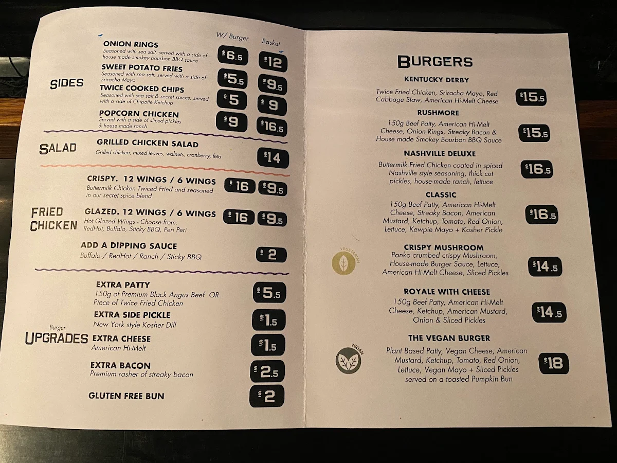 Menu, Saving Grace