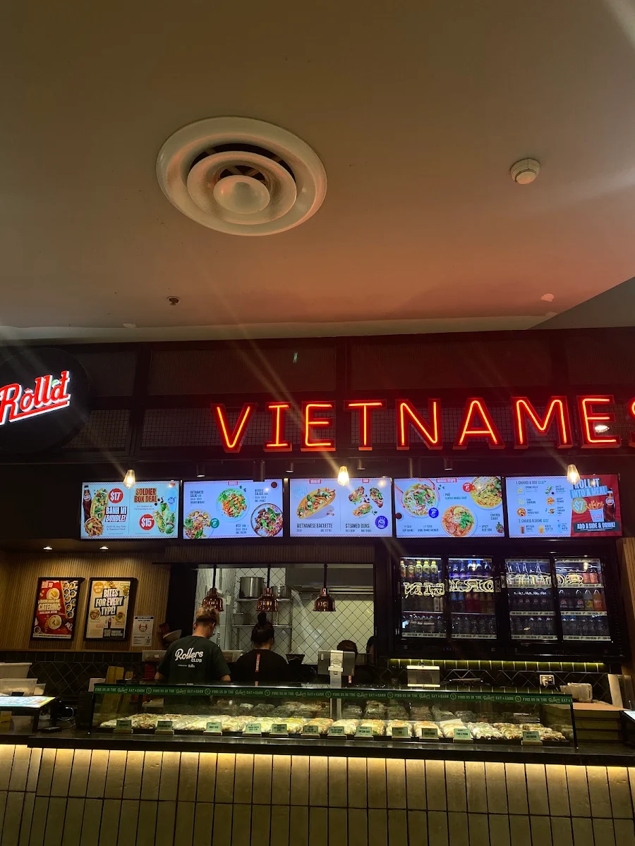 Menu, Roll'd DFO South Wharf