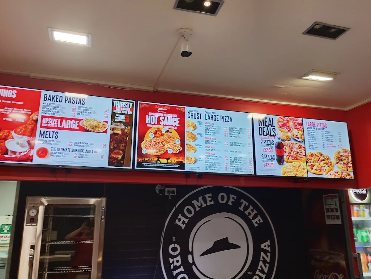 Menu, Pizza Hut Alderley