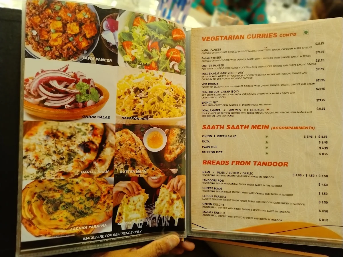 Menu, Kesari Indian Kitchen - Geelong