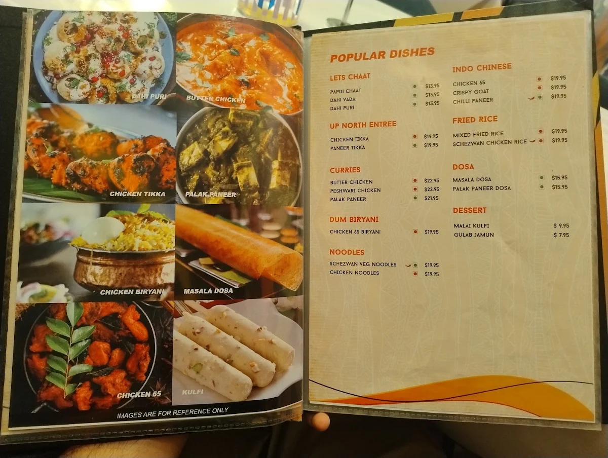 Menu, Kesari Indian Kitchen - Geelong