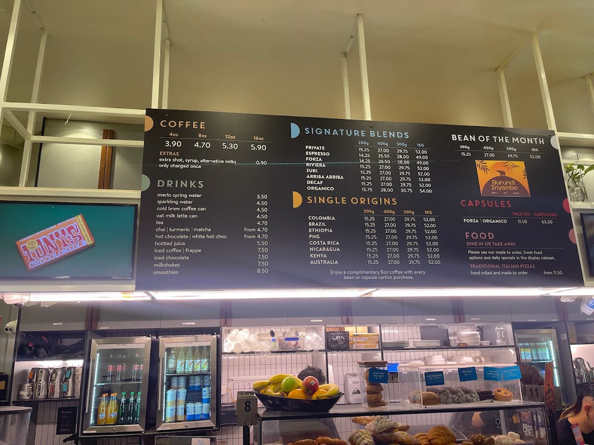 Menu, Merlo Coffee Cafe | UQ Saint Lucia Campus