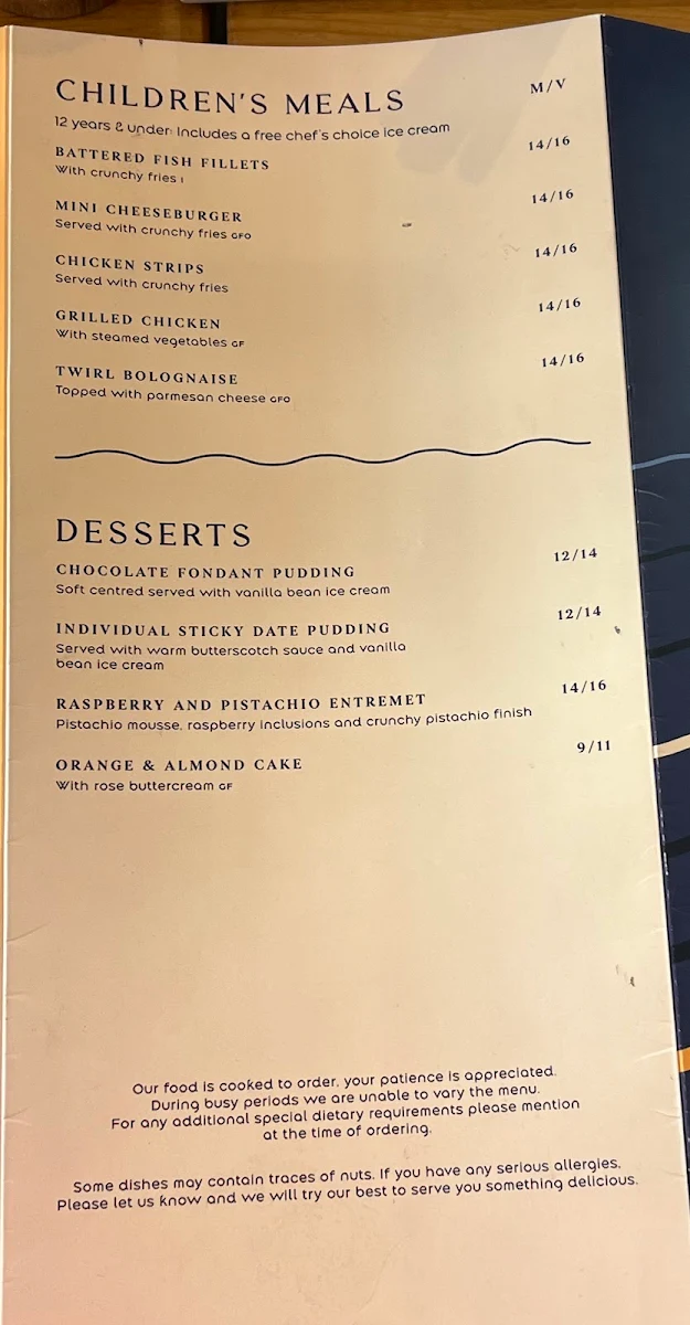 Menu, Rowers On Cooks River