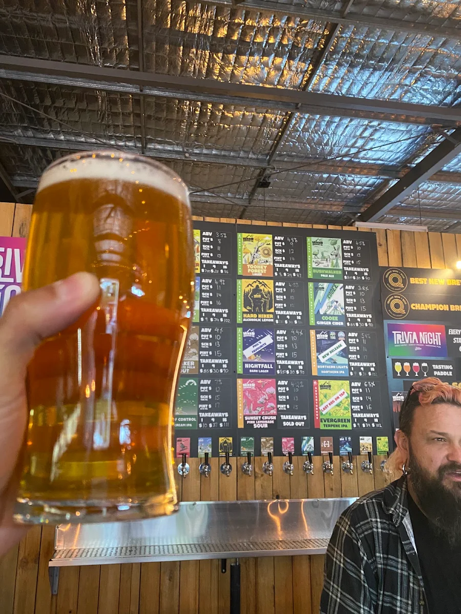 Menu, E.B. by Hiker Brewing Co.