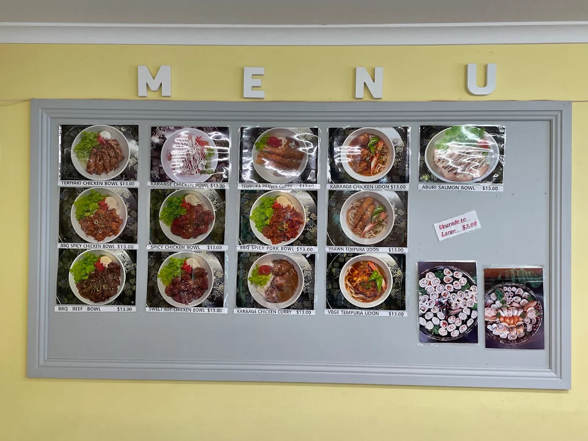 Menu, Bento Paradise